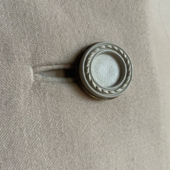 Vintage 1960s Cream Wool Princess Trench Coat Size S - Picture 3 of 6